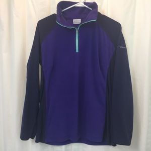 Columbia 1/4 Zip Fleece Lightweight Sz XL